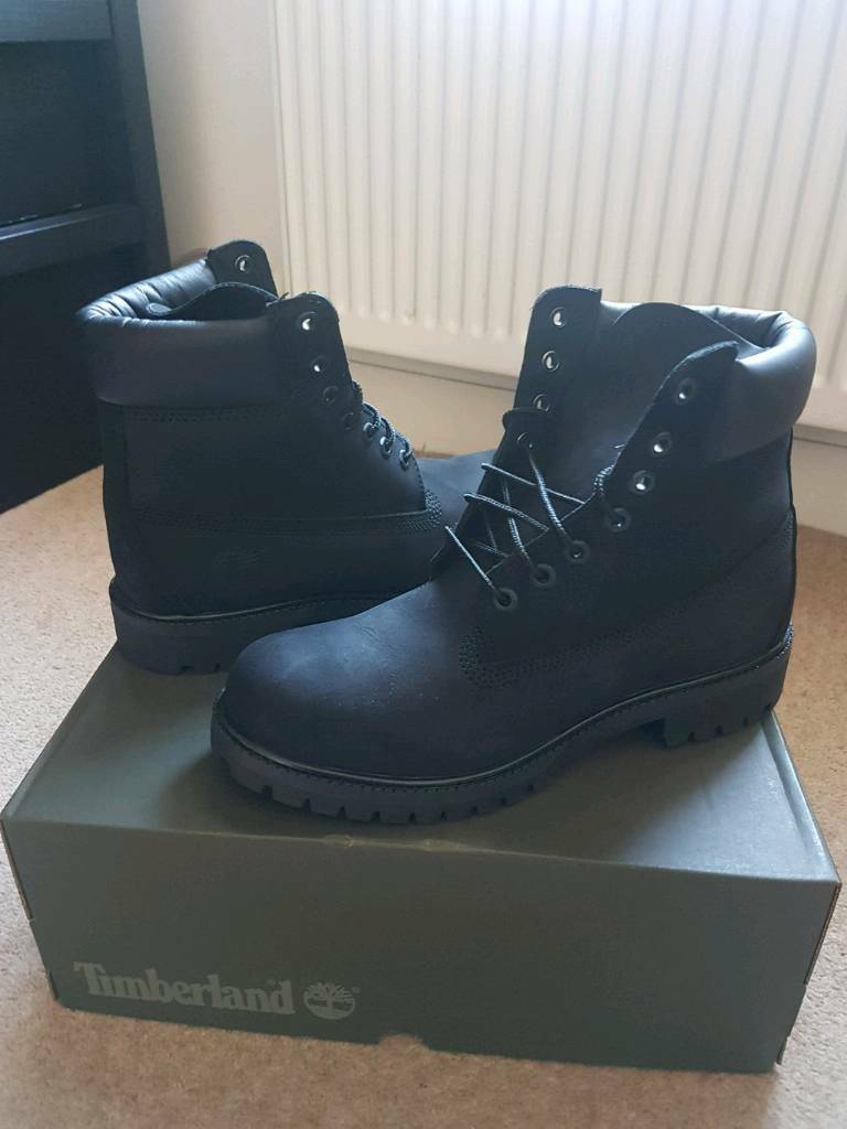 real black timberland boots